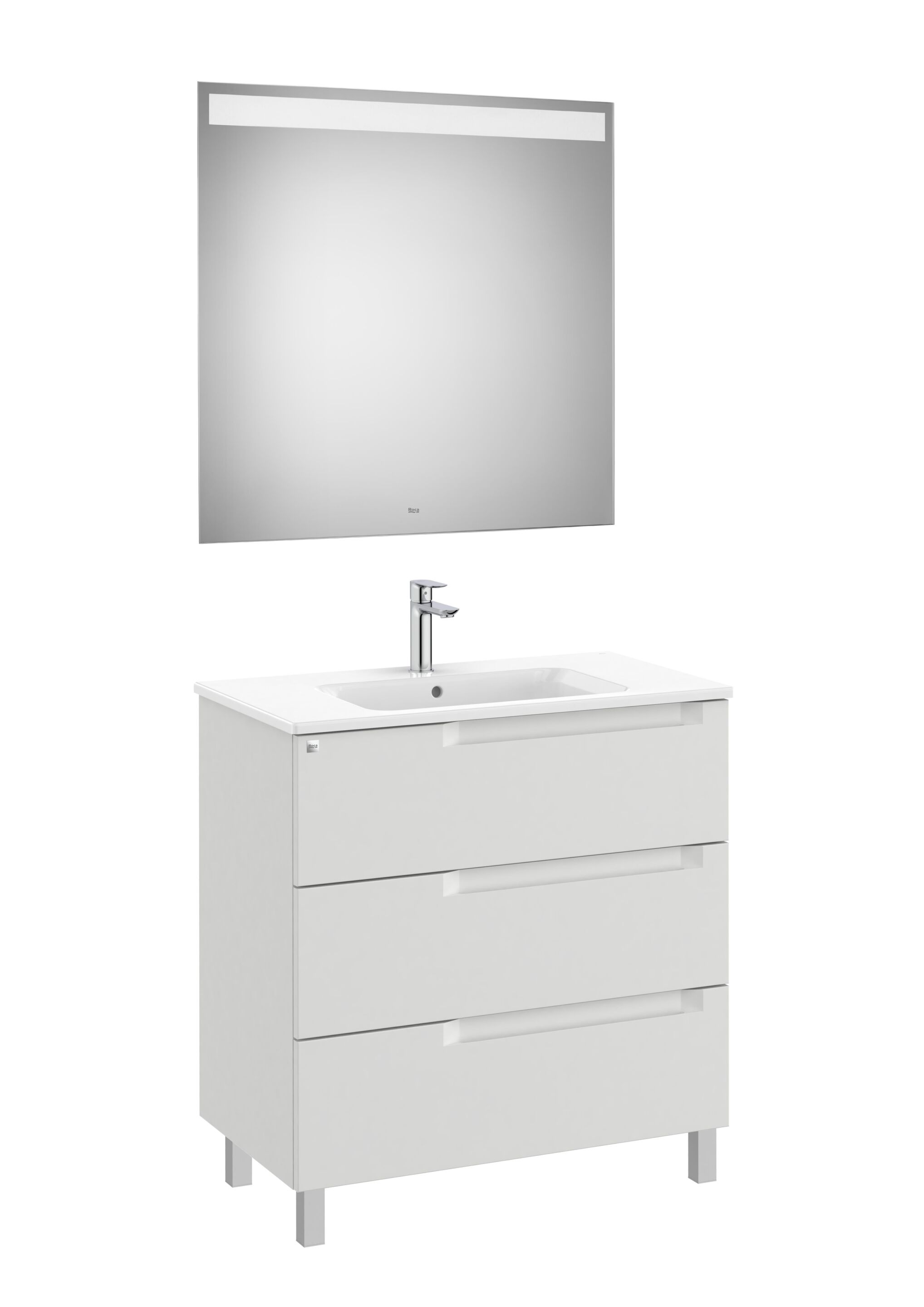 Деревянный напольный умывальник с зеркалом Roca Aleyda ARCH-00106137 - Вид №14