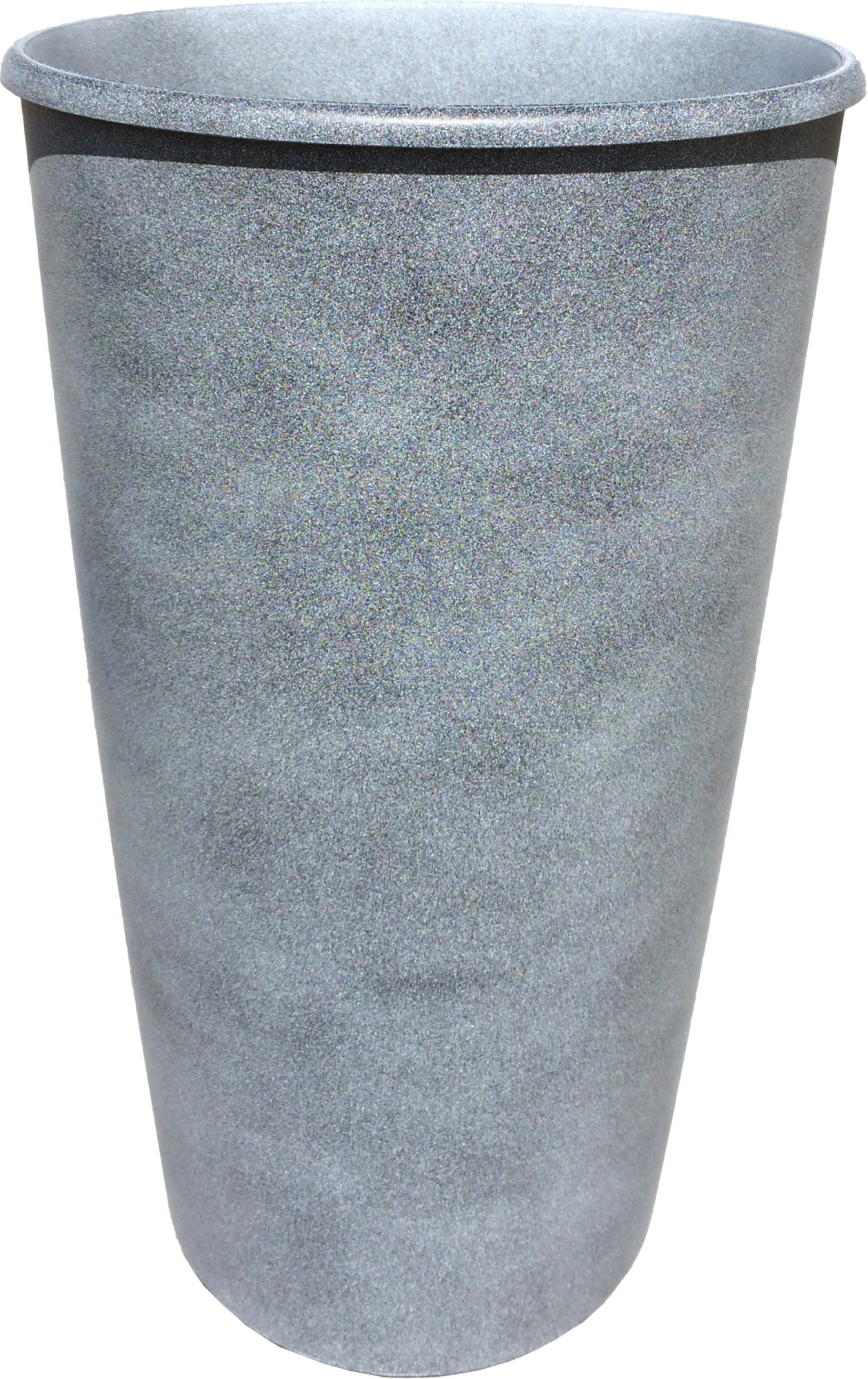 1200-28 Горшок д. цветов Le cone d=35 41Л(18л) Графит Цветочная коллекция 