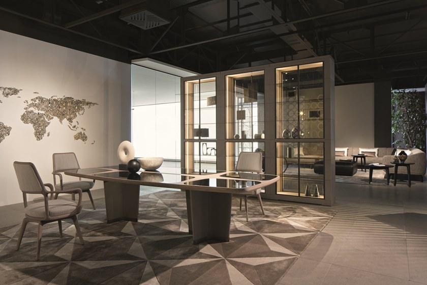 Giorgetti Отдельностоящий модульный книжный шкаф из дерева Oli sun-id-1479889 - Вид №12