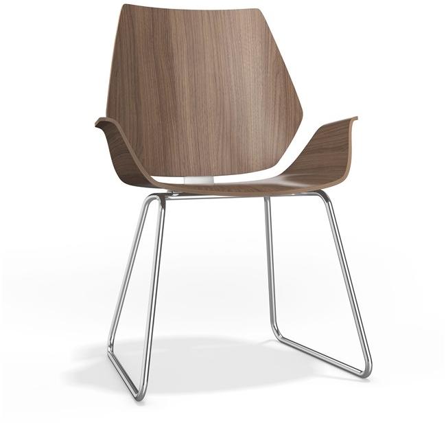 Casala Стул на санях из дерева с подлокотниками Centuro i 1910/10-11 - Вид №1