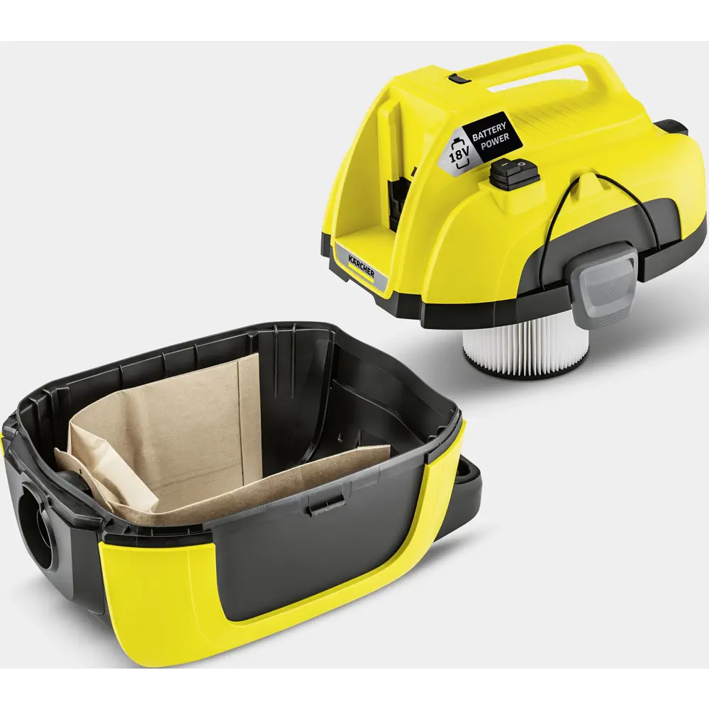 Пылесос Karcher WD 1 Compact Battery 7 л 230 Вт 82114287 STLM-2200316  - Вид №2