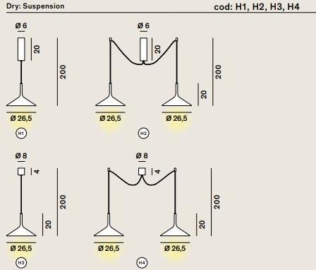 Rotaliana Светодиодный подвесной светильник из алюминия Dry sun-id-1345117 - Вид №3