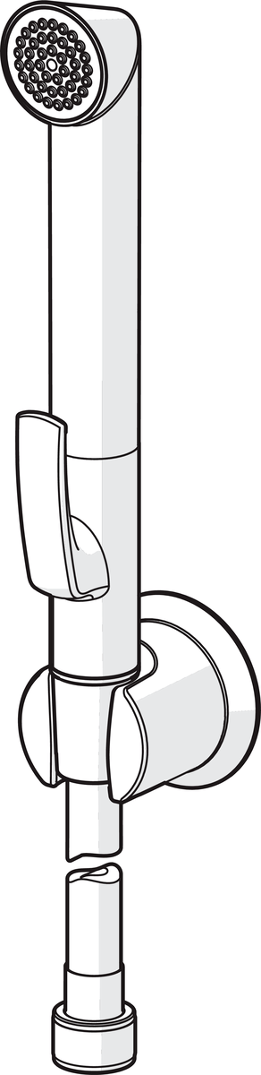 Oras 272040 Bidetta Душевой комплект 272040 Optima Хром  - Вид №1