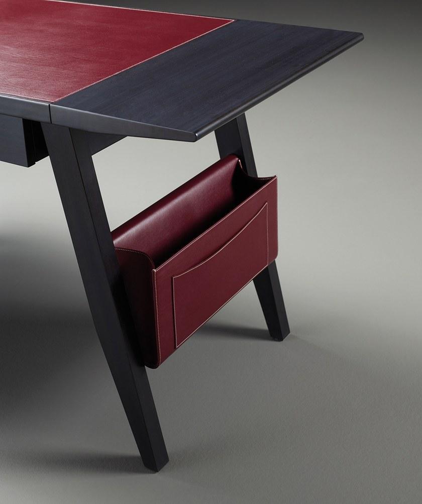 Promemoria Письменный стол из дерева и кожи с ящиками Amaranthine tales sun-id-1512766 - Вид №2