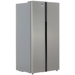 9060034 Холодильник Side by Side   DEXP SBS510M серебристый