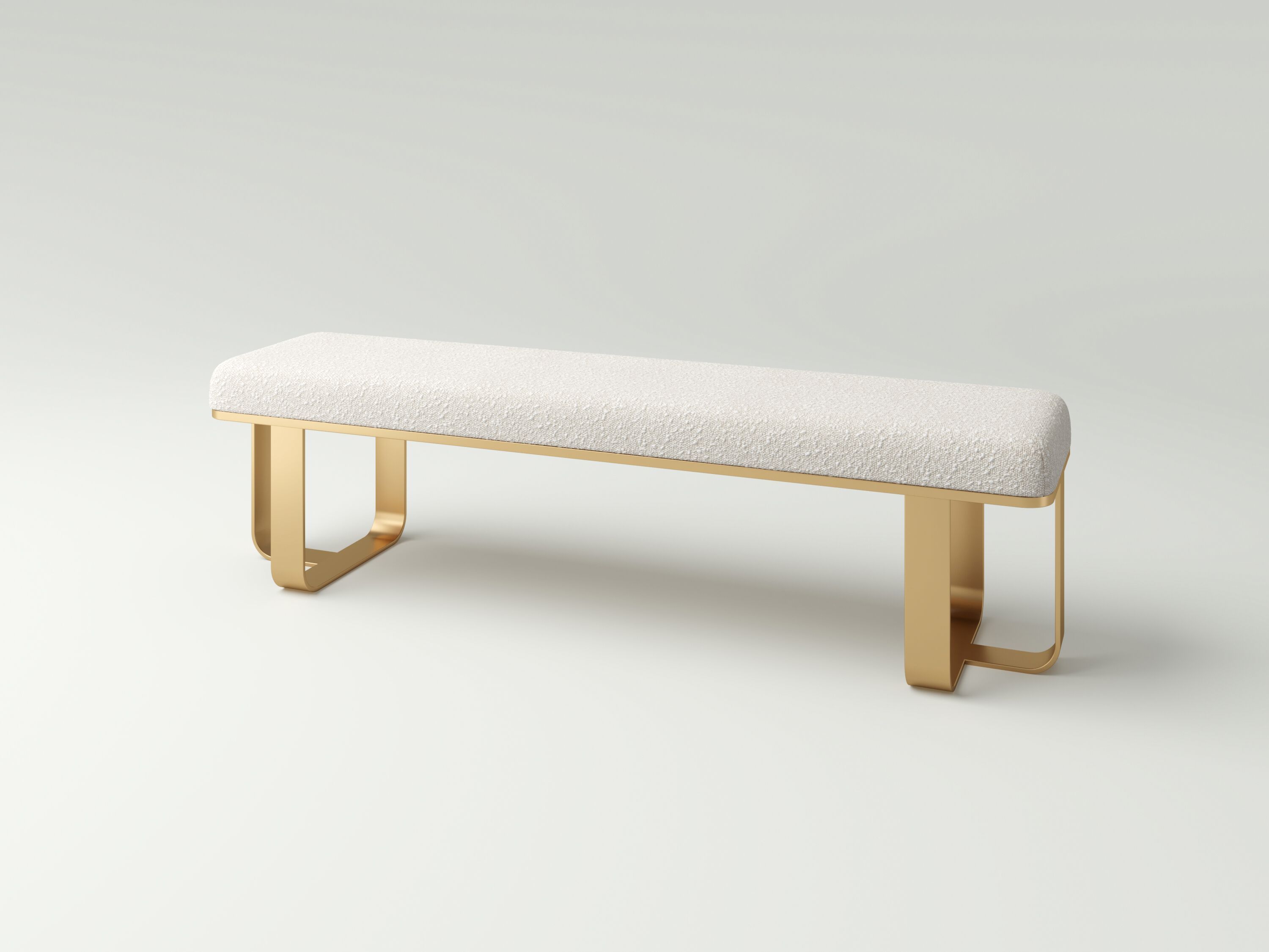 Мягкая скамья с металлическим каркасом NITZAN HOME MYFANWY ARCH-00133014 - Вид №1