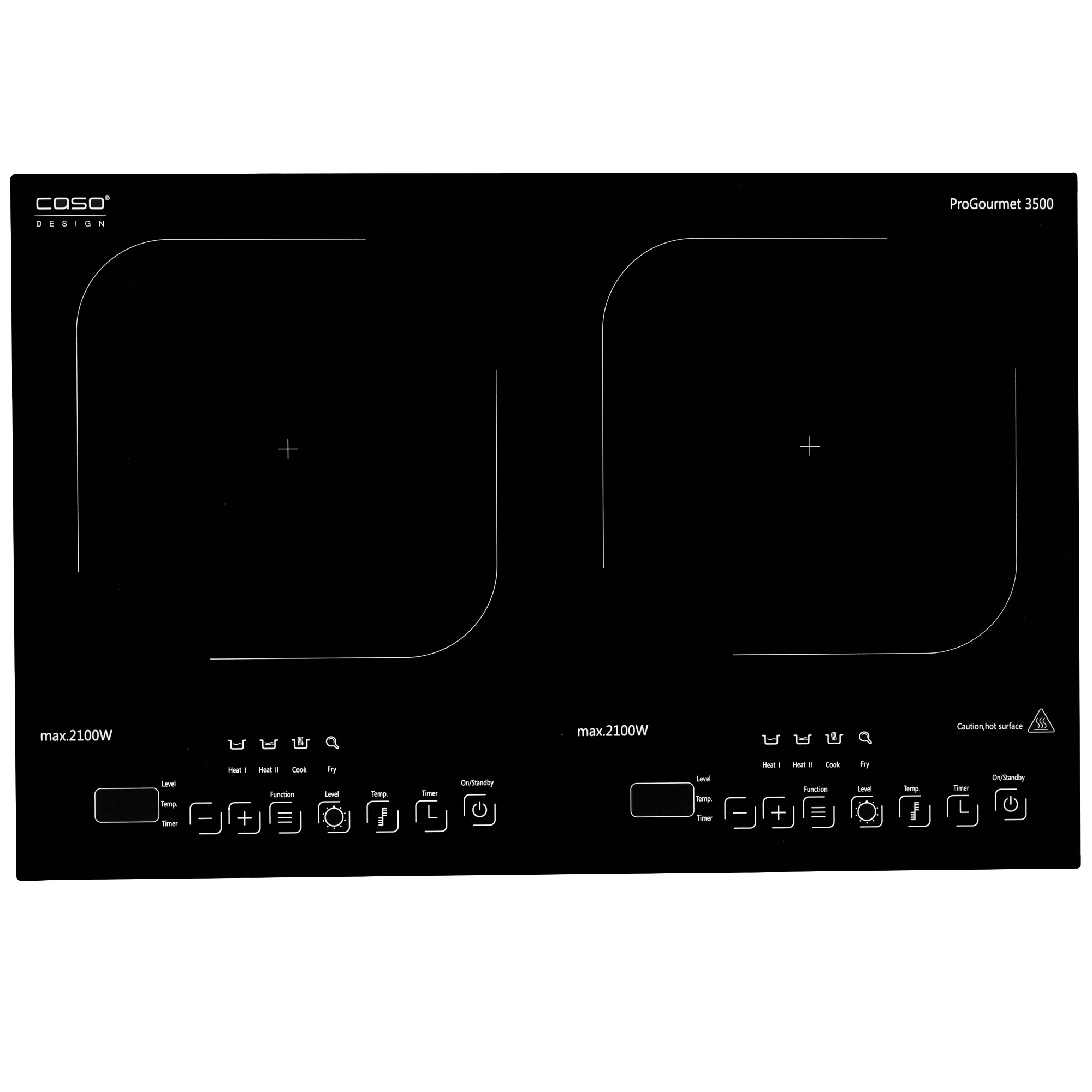 8117088 Плита компактная электрическая CASO Pro Gourmet 3500 черный STDN-0052155