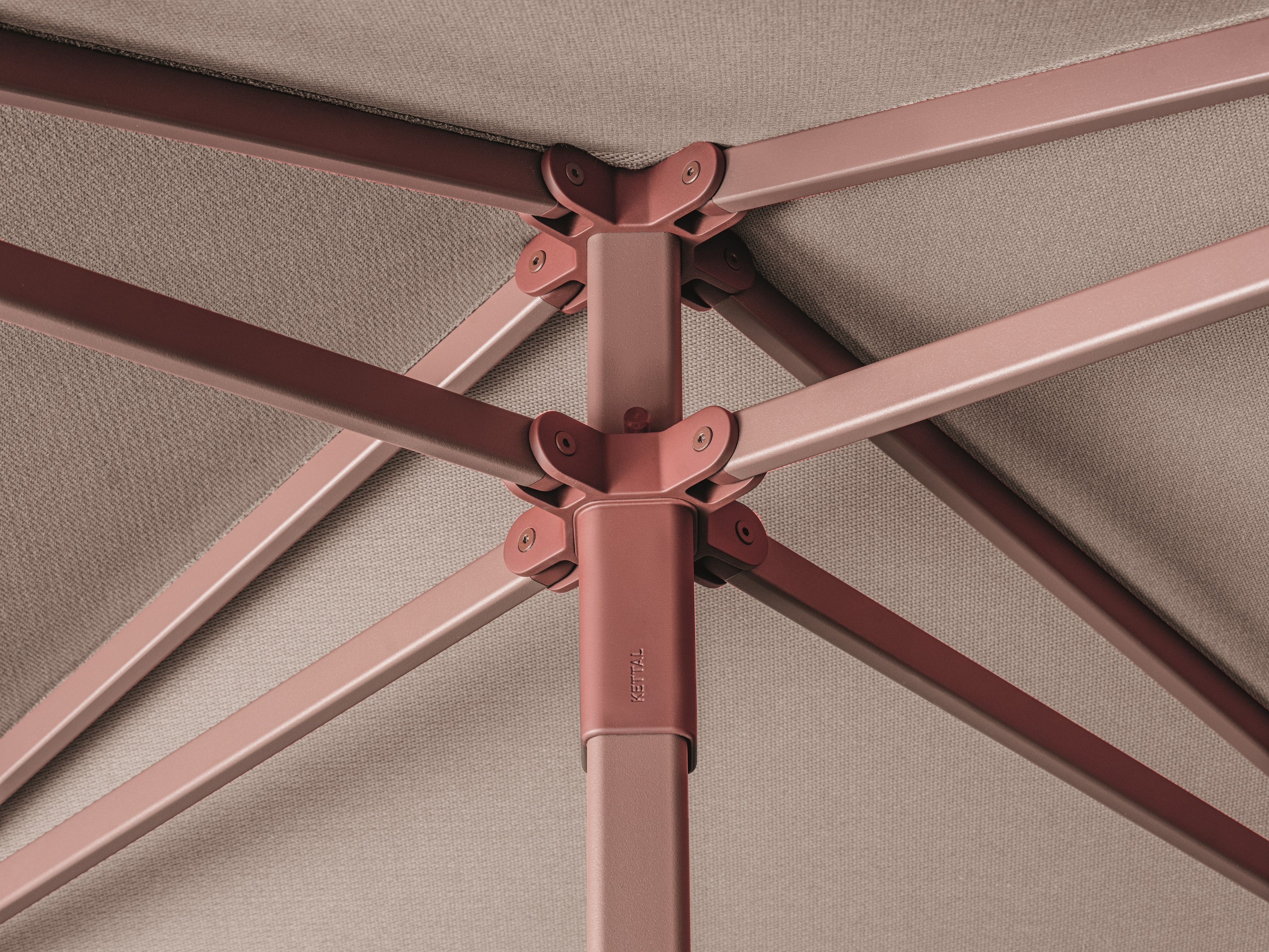 Алюминиевый квадратный зонтик Kettal погода ARCH-00152769 - Вид №4