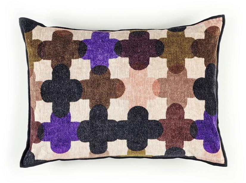 Élitis Подушка из бархата с рисунком sun-id-1472911 - Вид №3