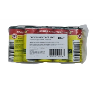 Клеевой лист для защиты от мух лента 10 шт.