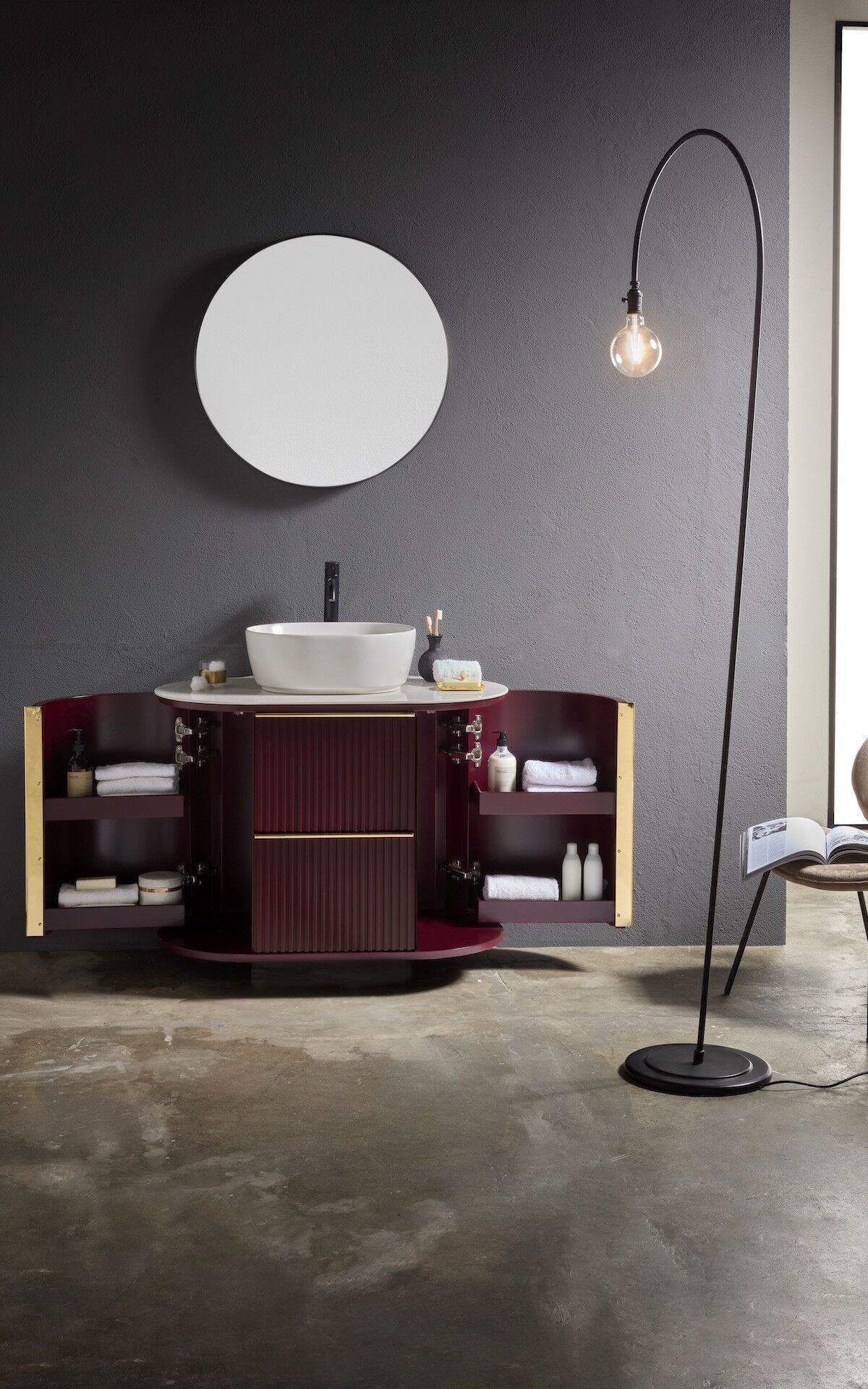 Умывальник с ящиками и дверцами Gaia Mobili Contemporary ARCH-00124991 - Вид №6