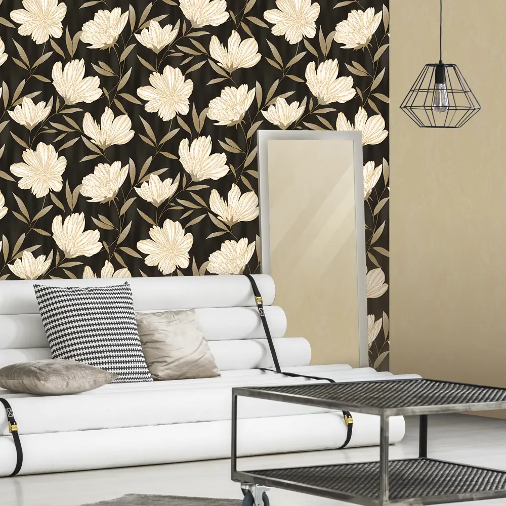 Обои флизелиновые Euro Decor Crocus бежевые 1.06 м 7012-16 82377883 STLM-2119505 - Вид №4