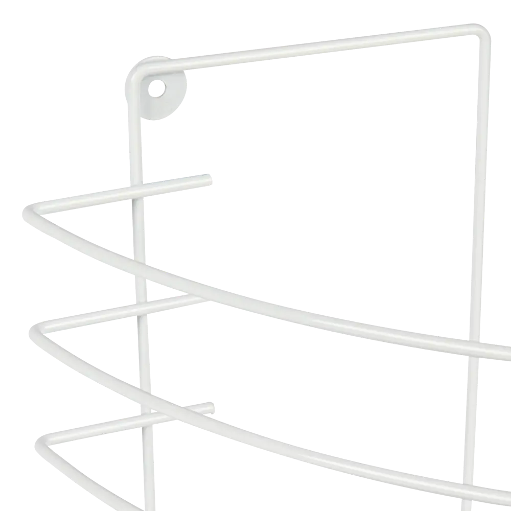Полка для душа Swensa SWR-30-02-WHT угловая 1 ярус цвет белый STLM-2204036 - Вид №2