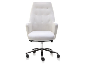 Офисное кресло руководителя с подлокотниками 5 спиц