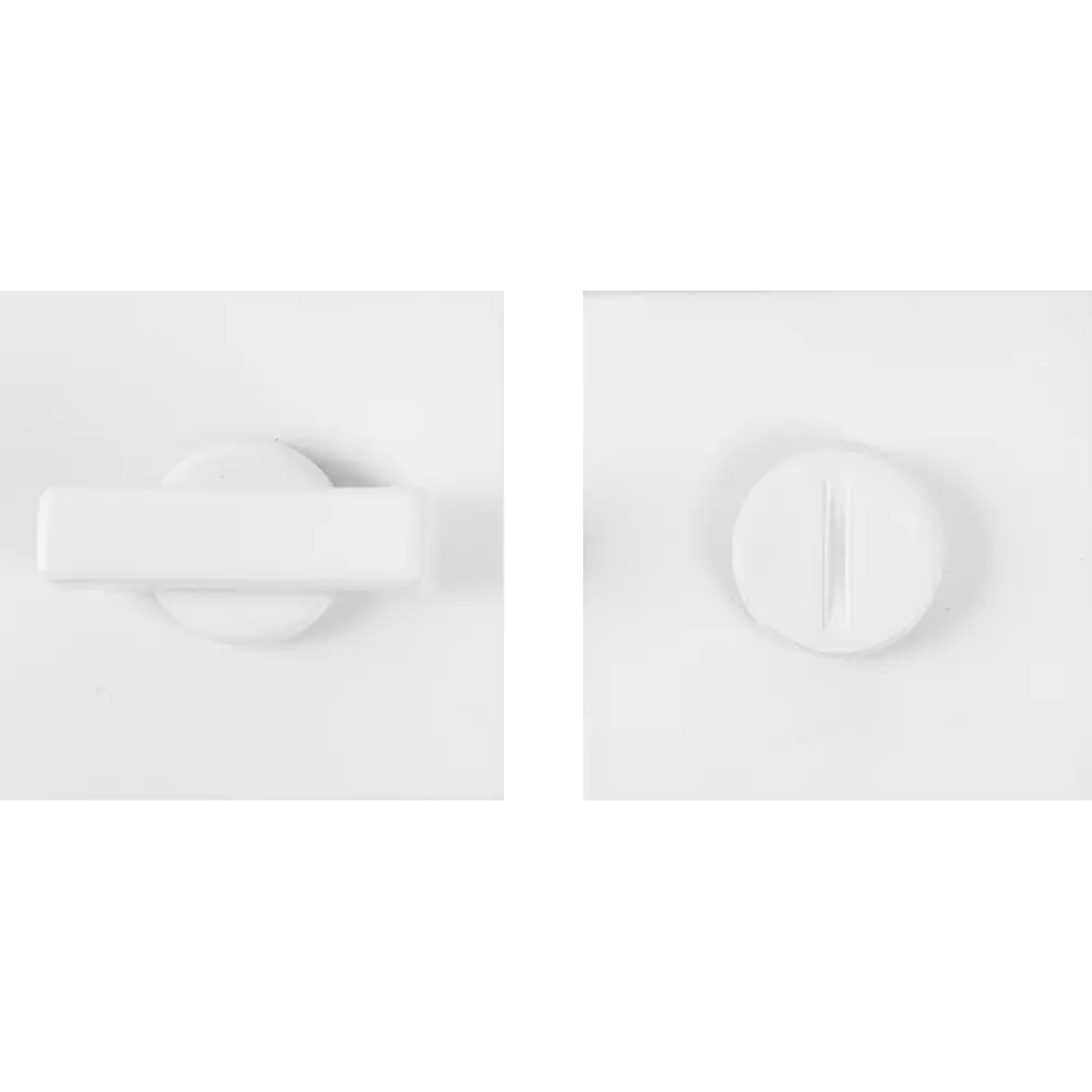 PUERTO Фиксатор дверной Slim AL 03 MSW - надежная защита в матовом белом 86523063 STLM-0069603 - Вид №3