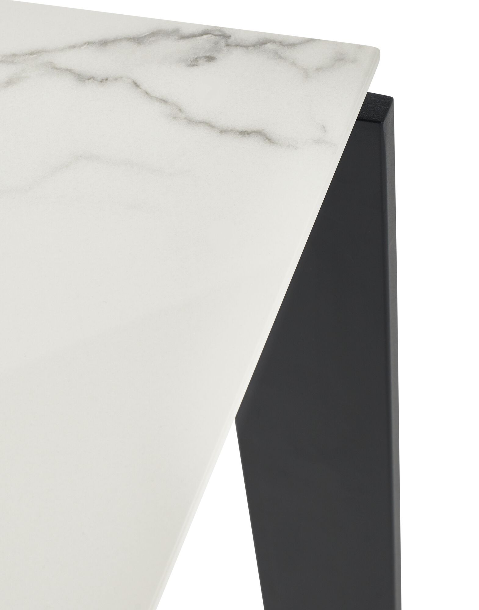 Прямоугольный стол со стальным основанием и столешницей из керамогранита Kartell Four ARCH-00010714