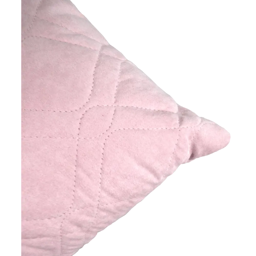 LINEN WAY Декоративная подушка 43×43 см пыльная роза с замшевой текстурой 83022398 STLM-1034508 - Вид №2