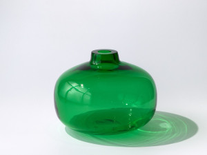 Ваза из дутого стекла