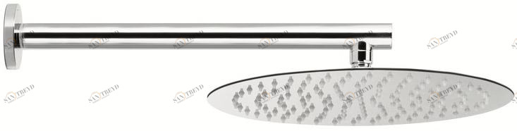 newform Регулируемый ультра-плоский тропический душ из нержавеющей стали Head showers 67716