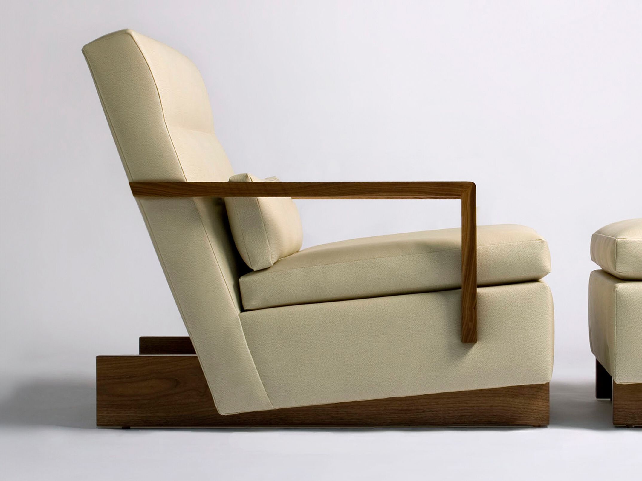 Кожаное кресло с подлокотниками Phase Design Trax ARCH-00151165