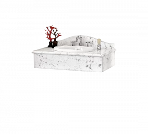 Gentry Home Сезанн  Мрамор белый каррарский GH102684