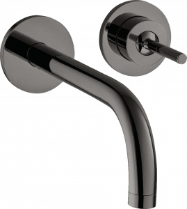 38116330 Смеситель для раковины, однорычажный, скрытого монтажа, настенный, с изливом 225 мм и розетками AXOR UNO