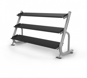 A689 magnum a689 подставка под гантели 1.8 метра (3-ех ярусная, плоская) MATRIX