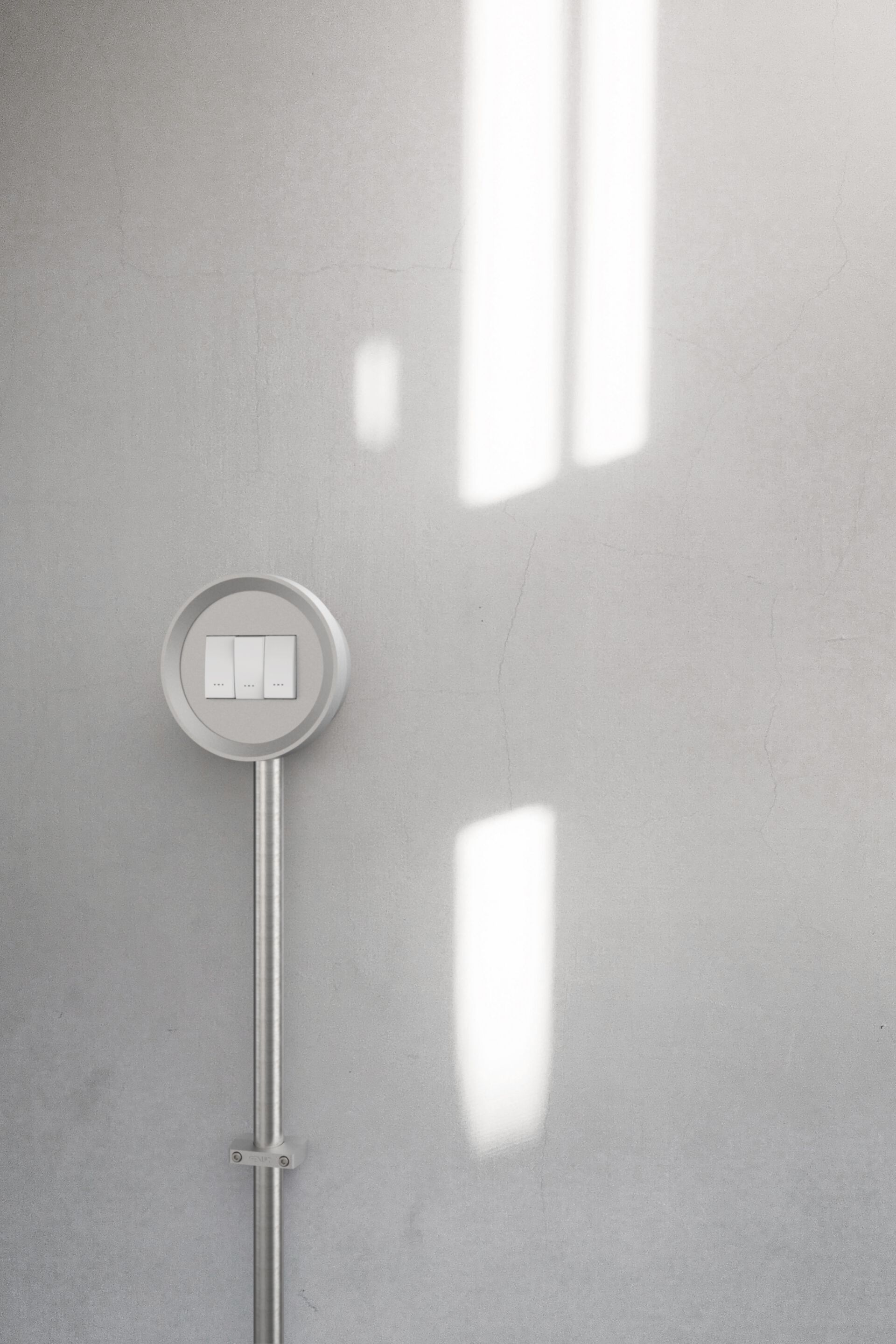 Натуральный алюминиевый светодиодный настенный светильник Genuit Silver ARCH-00051477 - Вид №6