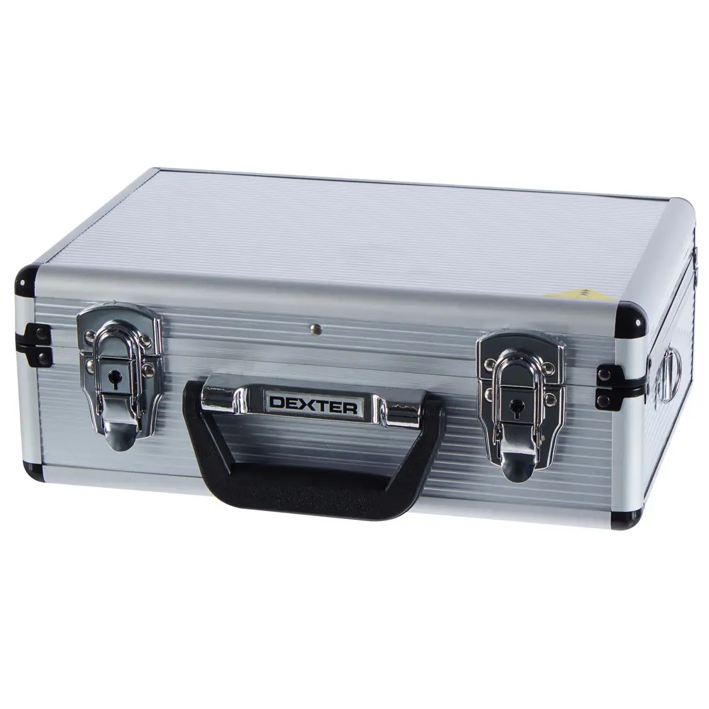 Ящик для инструмента Dexter LD-FS002 330x230x120 мм, алюминий/двп, цвет серебро 17844496 STLM-2040400 