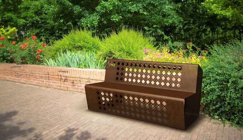 GARDA DESIGN Скамейка из листового металла sun-id-1454732 - Вид №1