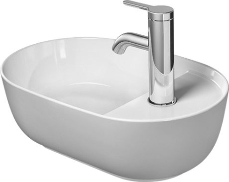 0381422600 Подвесная раковина настенная овальная Duravit Luv - Вид №1