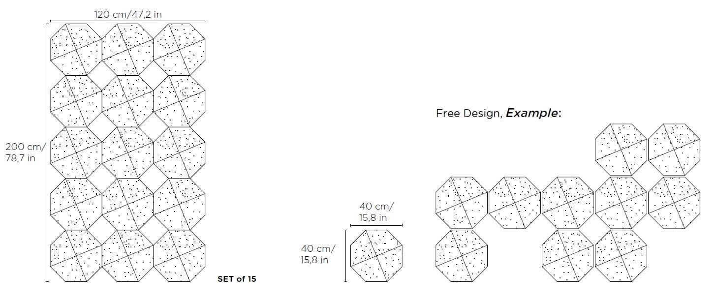 Акустическая панель Slalom ДИЗАЙН ФОРМЫ ИЗ ВОЙЛОКА ARCH-00137625 - Вид №2