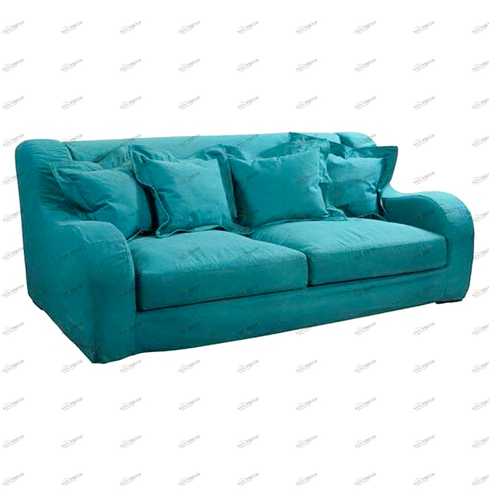 Диван Lisbon прямой бирюзовый UNICO ДИЗАЙНЕРСКИЕ 249338 Голубой;зеленый 