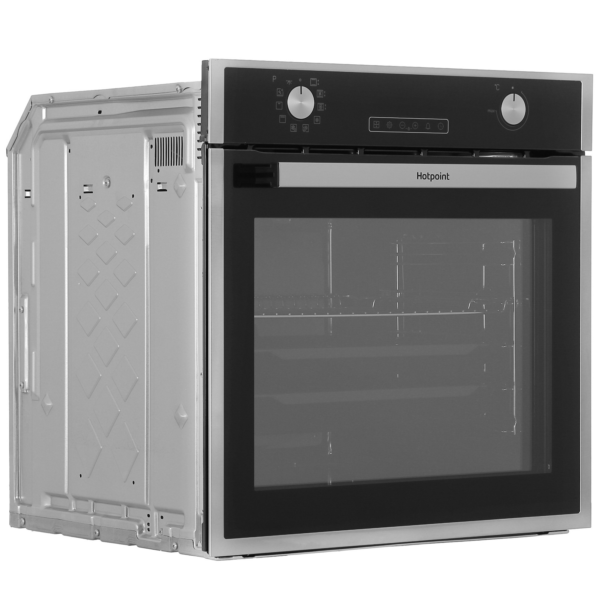 9006740 Электрический духовой шкаф Hotpoint FE9 834 JC IX черный STDN-0072460 - Вид №1