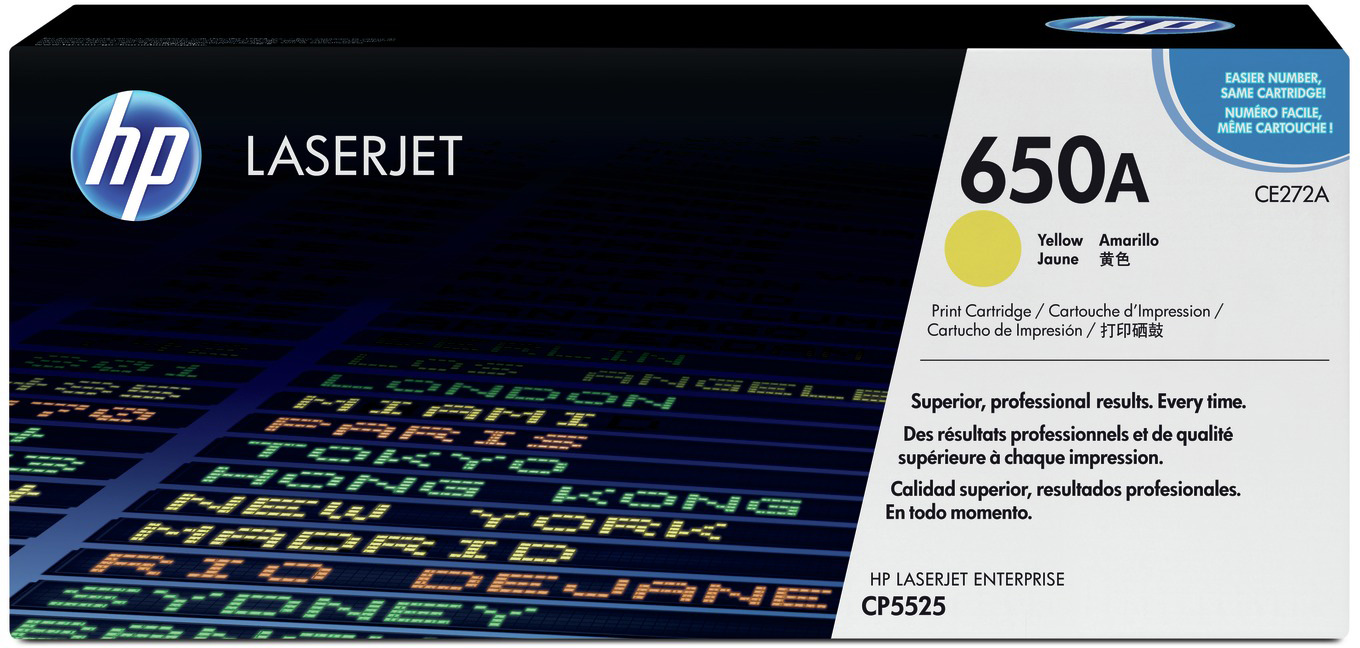 CE272A color laserjet yellow print cartridge HP Santreyd 