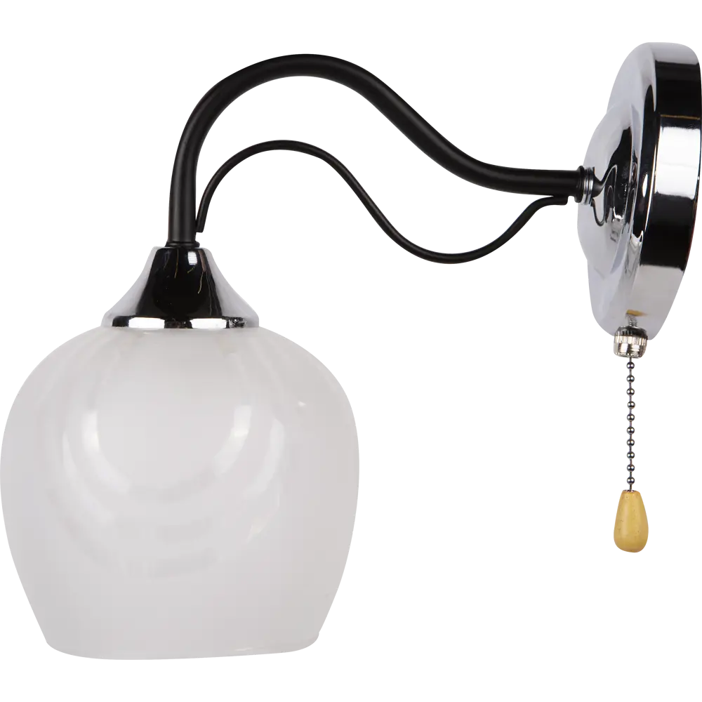 Бра Katy, 1хЕ27х60 Вт, цвет венге/хром 82001590 STLM-2023461 JLIGHT 