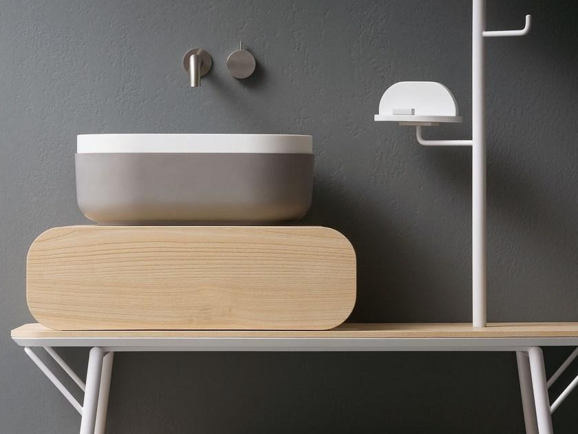 NOVELLO Тумба под умывальник с зеркалом Oblon sun-id-1435134 - Вид №3