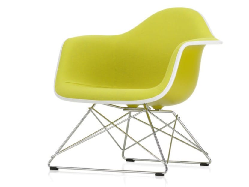 Тканевое кресло с подлокотниками VITRA Eames Plastic Chair ARCH-00052832