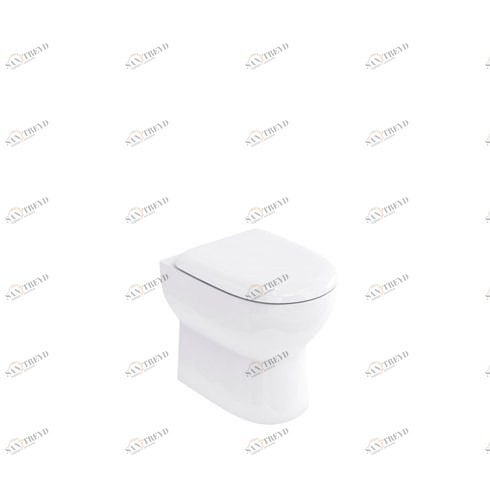 CM.0004 Приставной унитаз напольный Белый Burlington  Англия 