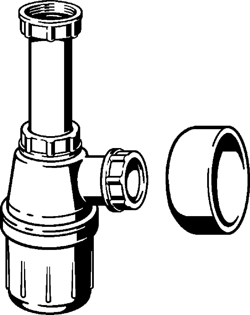 Viega Бутылочный сифон 5725 (120764) 120 764 - Вид №1