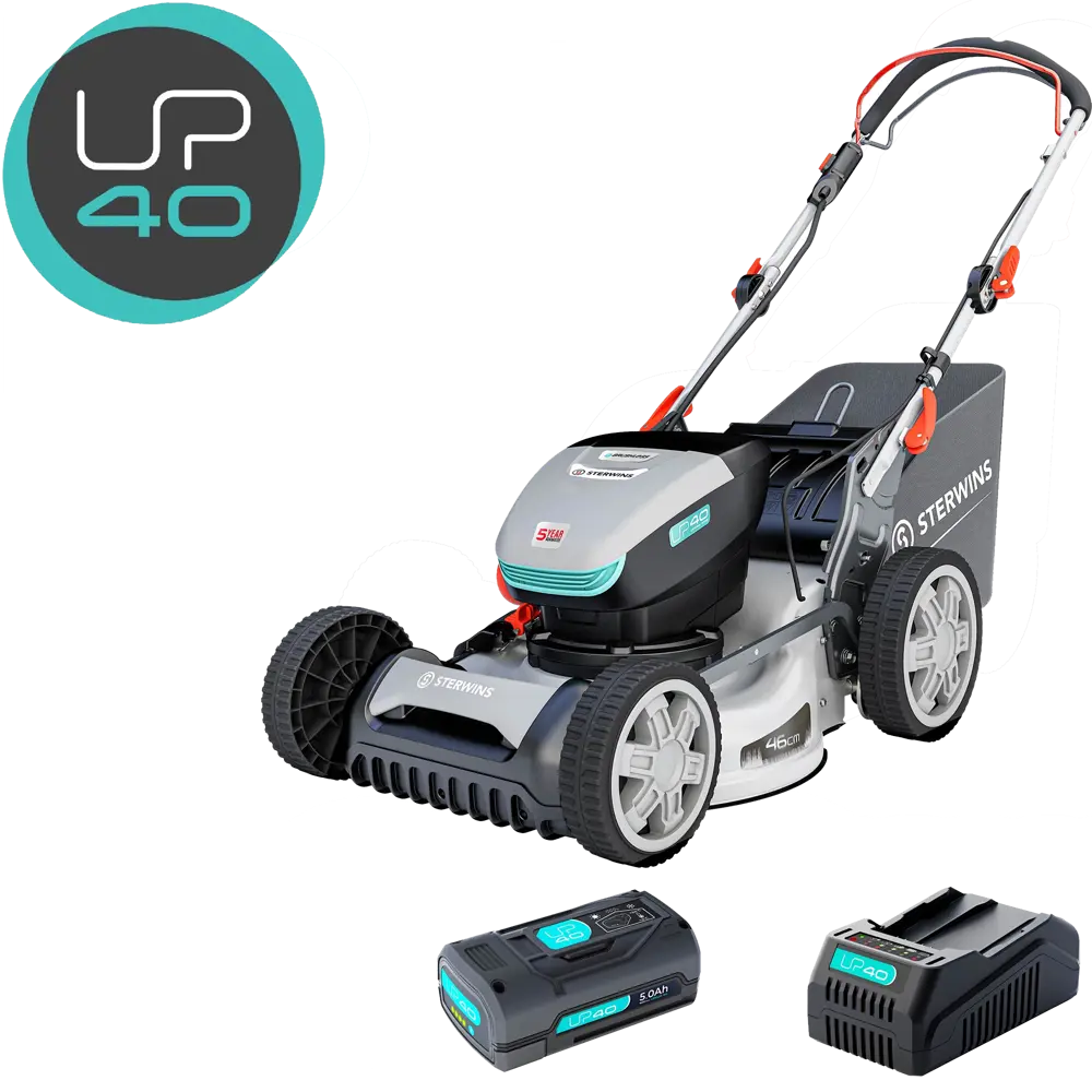 Аккумуляторная газонокосилка STERWINS UP 40V с функцией мульчирования 84491626 STLM-0050582 - Вид №1
