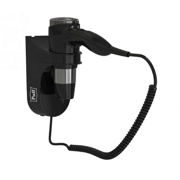 1600Bl Puff Фен настенный Пластик ABS Puff 1600Bl Черный черный 