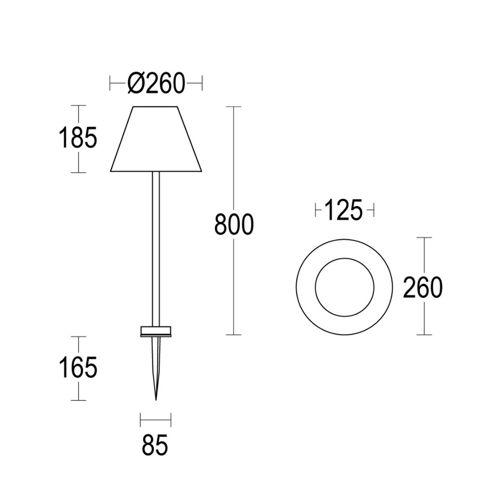 Pragma Outdoor Spike 800 Ghidini Pragma Outdoor Plug & Play .01 Белый (Матовый)  - Вид №1