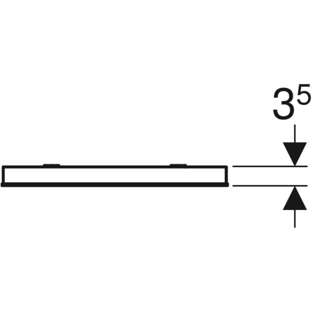 862350000 Зеркало с подсветкой Geberit Renova Compact Geberit  - Вид №10