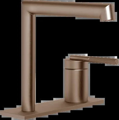 Смеситель для умывальника 63515 708 Gessi Ingranaggio МЕДНЫЙ МАТОВЫЙ PVD