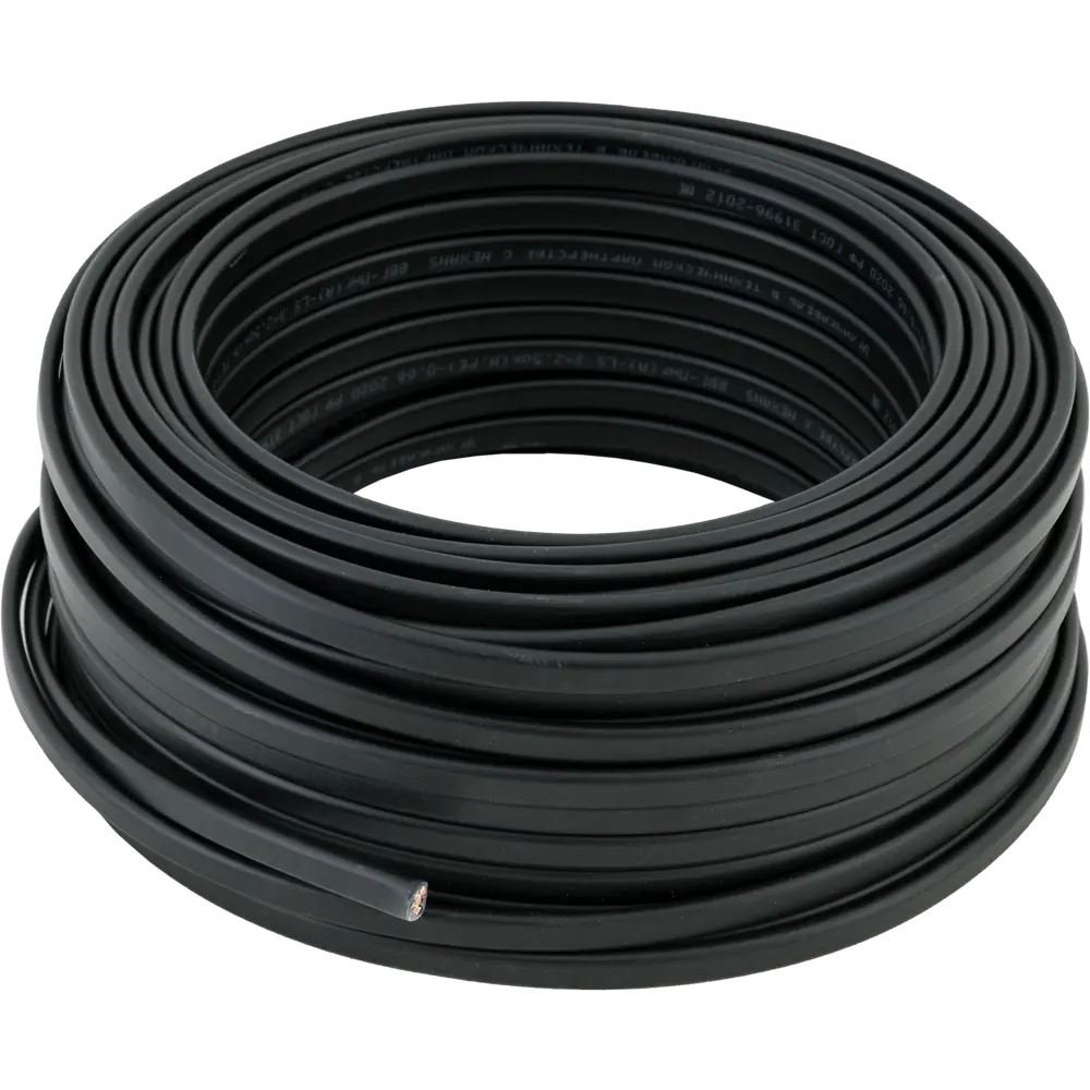 Кабель Угличкабель ВВГпнг(A)-LS 3x2.5 50 м ГОСТ цвет черный 82641036 STLM-2045420  - Вид №1