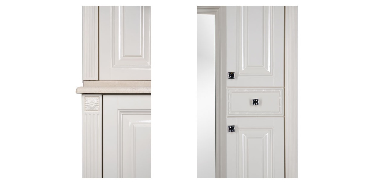 Комплект мебели Aquanet Кастильо 160 слоновая кость 00183200 - Вид №8