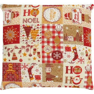 Подушка "Эльфы" 40x40 см цвет красный