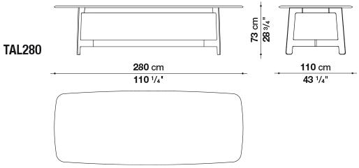 B&B Italia Прямоугольный мраморный стол sun-id-1499917 - Вид №1