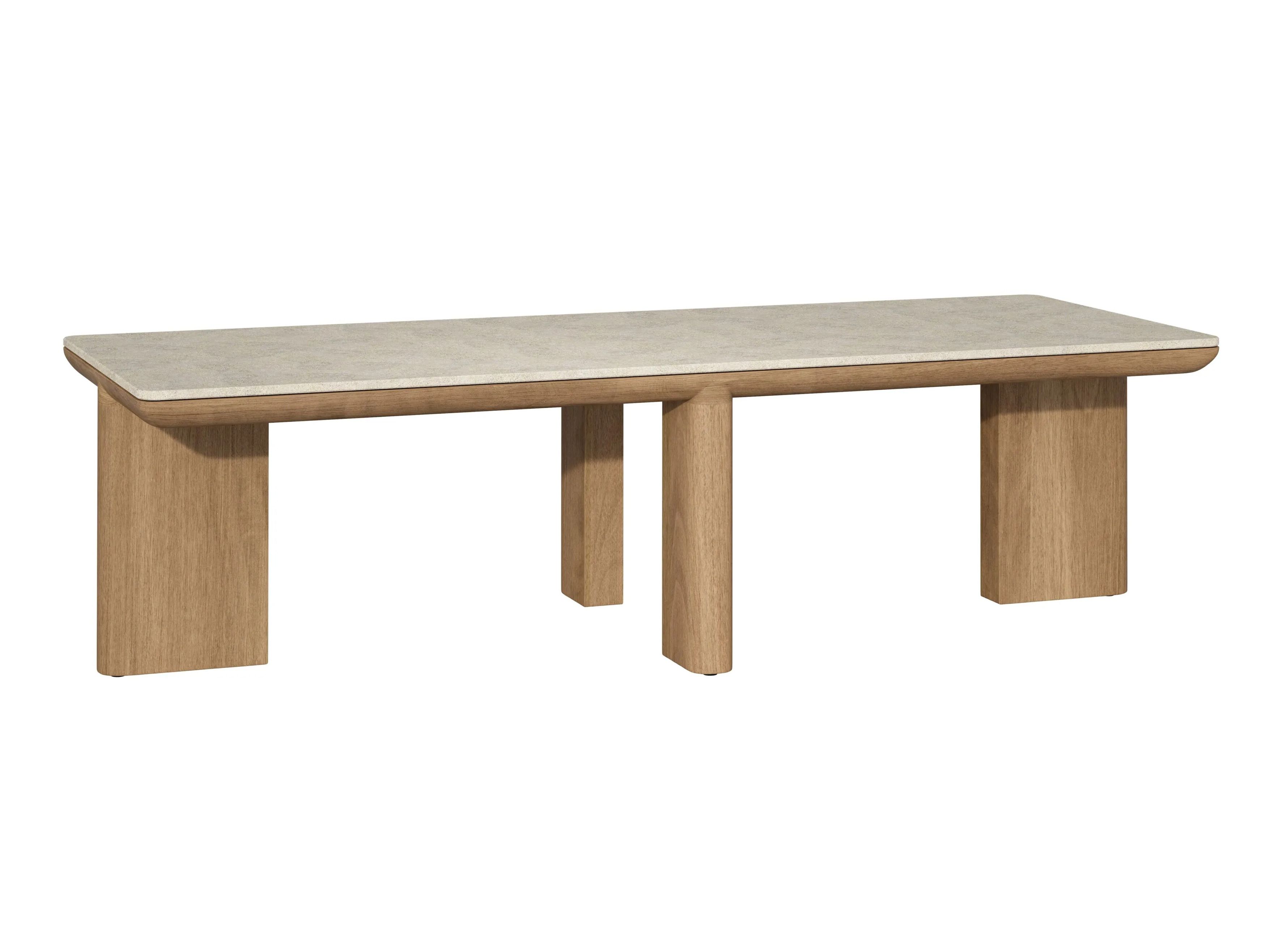 Прямоугольный стол из тикового дерева TRIBÙ Amanu ARCH-00074883 - Вид №1